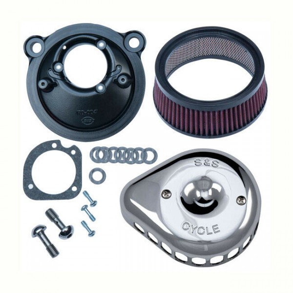 S&S Stealth Luftfilter Mini T. Chrom f. Harley-Davidson Sportster 07-19
