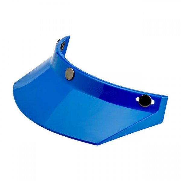 Biltwell Moto Cross Visier, Blau, für Jethelme