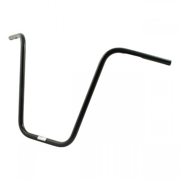 Fehling Apehanger Lenker 46cm hoch, Schwarz, für Harley-Davidson mit TÜV!