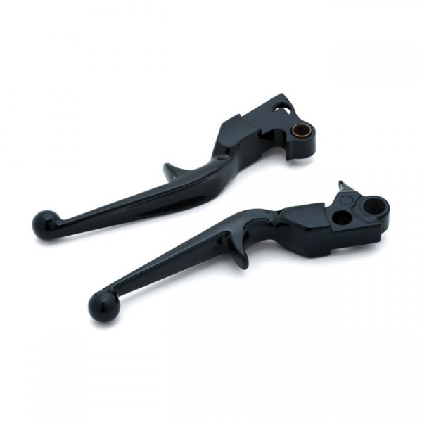 Küryakyn Trigger Brems & Kupplungshebel Schwarz für Harley-Davidson 96-17