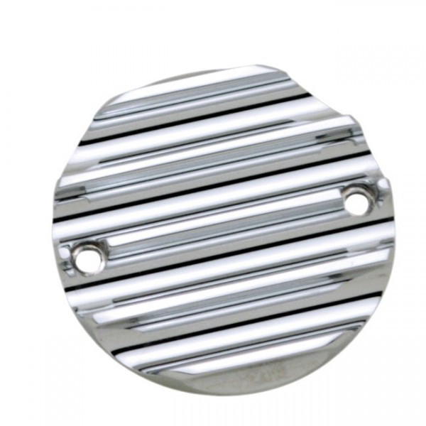 Covingtons Point Cover Finned Chrom, f. Harley-Davidson BigTwin 70-99, XL 04-20
