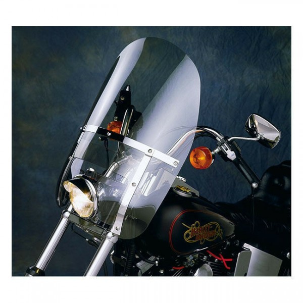 National Cycles Touring Windshield klar f. Harley-Davidson FL, FLST, FXWG 49-17