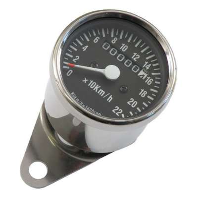 Mini Drehzahlmesser Elektronisch, Schwarz, 60mm, Für Harley