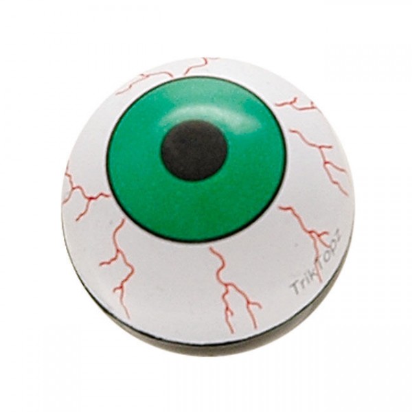 Trik Topz Ventilkappen, Eye Ball, Grün, für Harley - Davidson