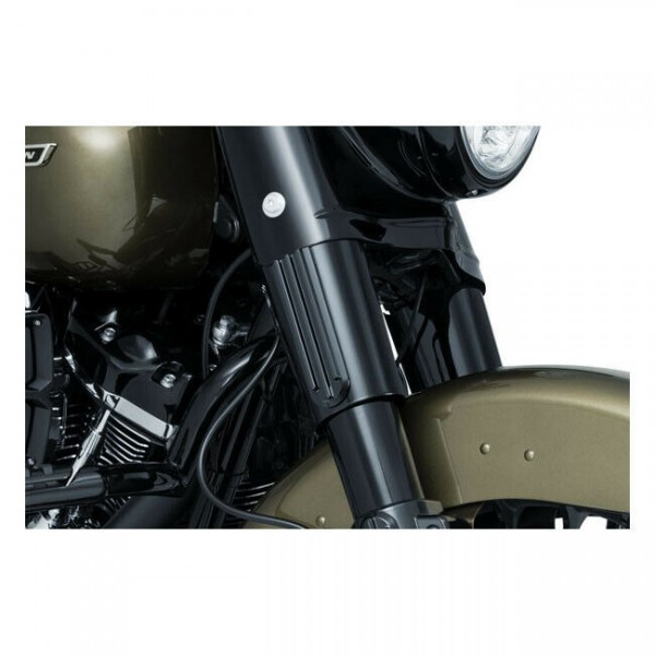 Küryakyn Standrohrverkleidung Schwarz, für Harley-Davidson Touring 14-20