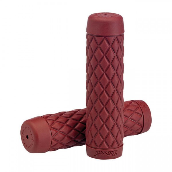 Biltwell Torker Griffe 1", Oxblood, für Harley-Davidson