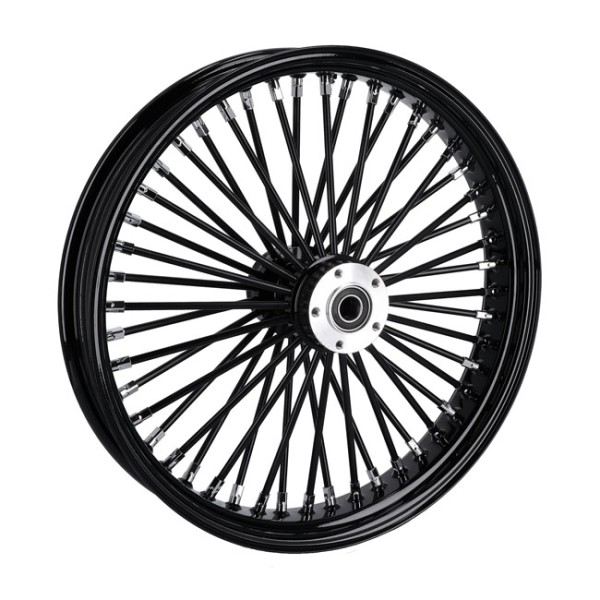 Big Spoke Felge vorne DF Schwarz 3,5x21" für Harley-Davidson mit TÜV!