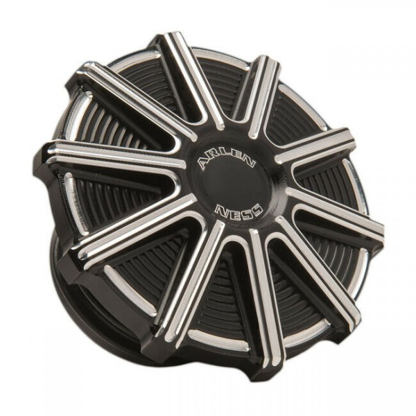 Arlen Ness Tankdeckel 10-Gauge, belüftet, CC, f. Harley-Davidson 97-24