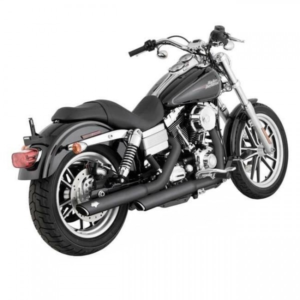 Vance & Hines Twin Slash Slip-Ons schwarz, f. Harley - Davidson Dyna 91 - 16