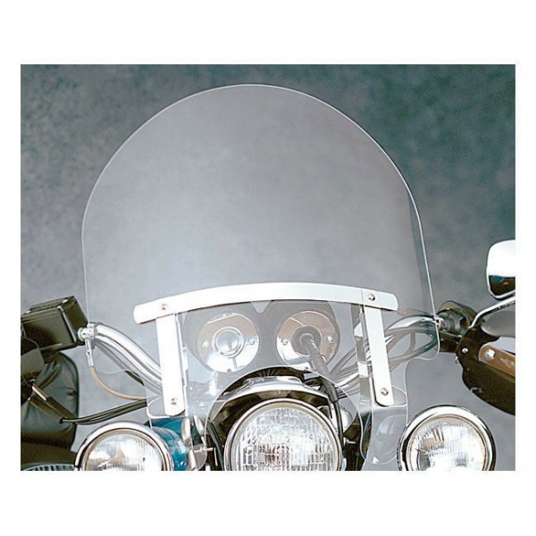 N. C. Dakota Windshield 20,5" klar f. Harley-Davidson m. Narrow Glide + Lightbar