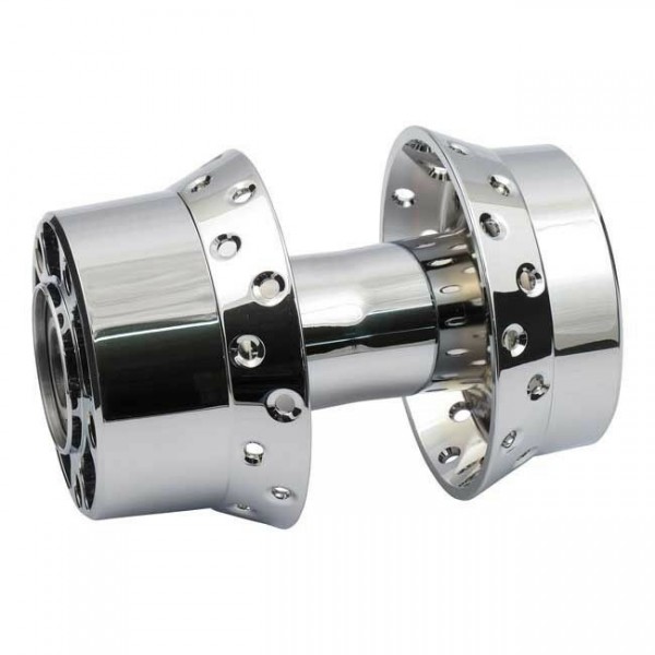 Radnabe hinten Speichenrad Chrom, für Harley-Davidson FXST 08-13