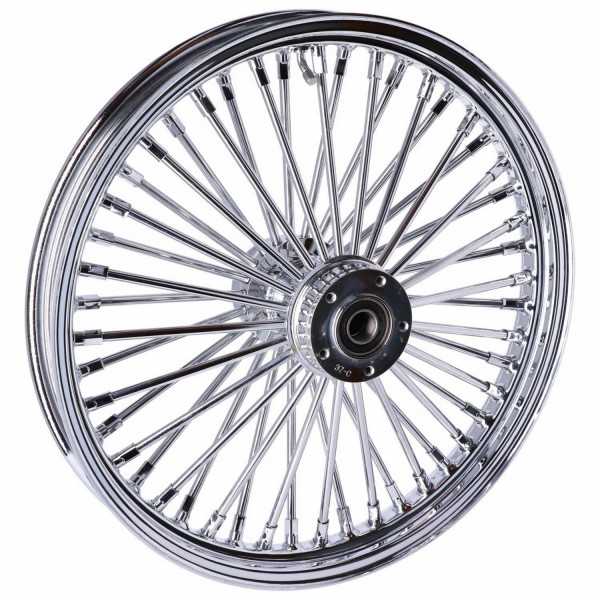 Big Spoke Felge vorne Doppel Flansch Chrom 2,15x19" für Harley-Davidson mit TÜV!