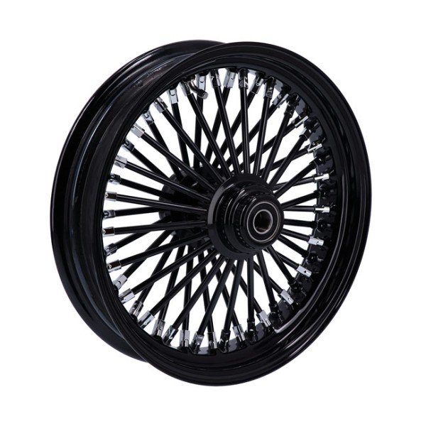 Big Spoke Felge vorne SF Schwarz 3,5x16" für Harley-Davidson mit TÜV