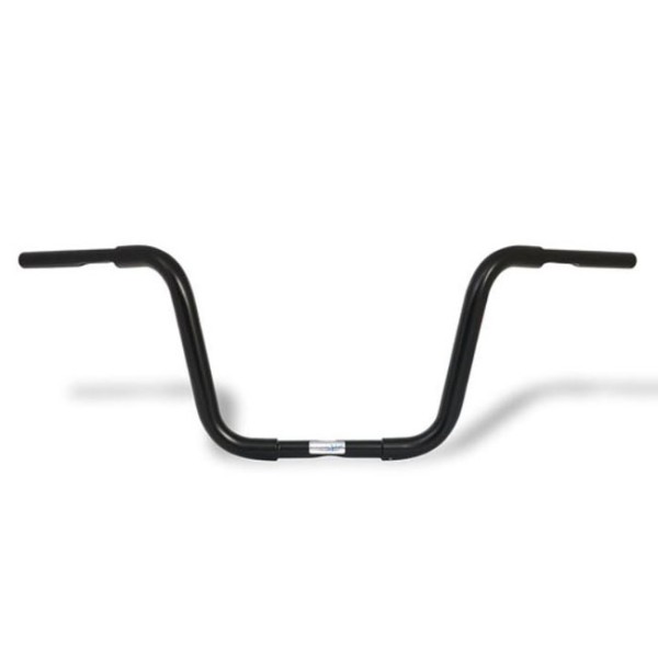 Fehling Fat Apehanger Lenker 25cm h. Schwarz f. Harley-Davidson m. E-Gas u. TÜV!