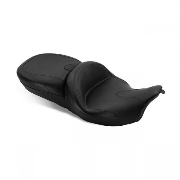 Mustang Summit Super Touring Sitzbank Schwarz, f. Harley-Davidson Touring 08-24