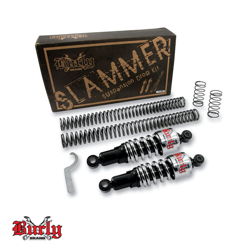 Burly Slammer Kit Tieferlegung Gabel - Dämpfer für Harley Davidson