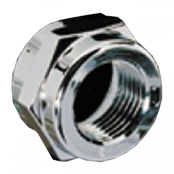 Benzintankadapter M22 auf 3/8, Chrom, f. Harley-Davidson