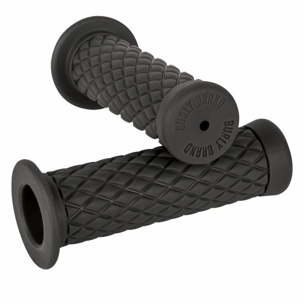 Burly Diamondback Griffe Schwarz für Harley-Davidson mit 1" Lenker
