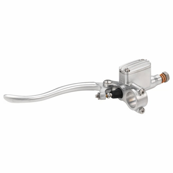 KustomTech Kupplungszylinder 14mm DeLuxe Aluminium satiniert für Harley-Davidson