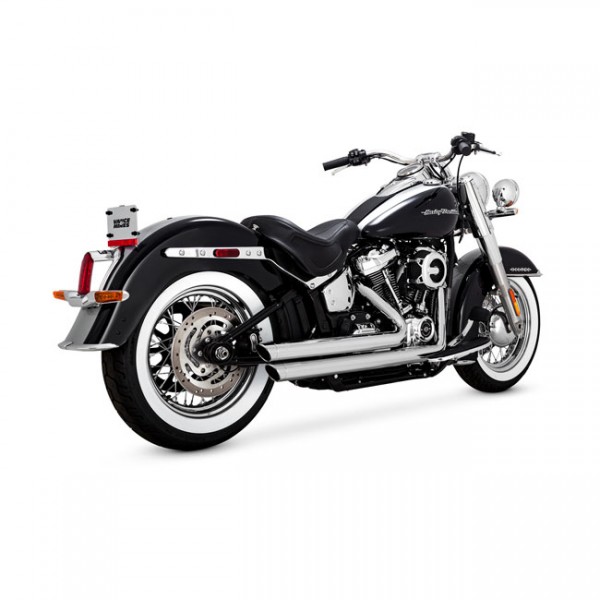 Thorcat Big Shots 2-2 Chrom für Harley-Davidson Softail 18-20 mit TÜV!