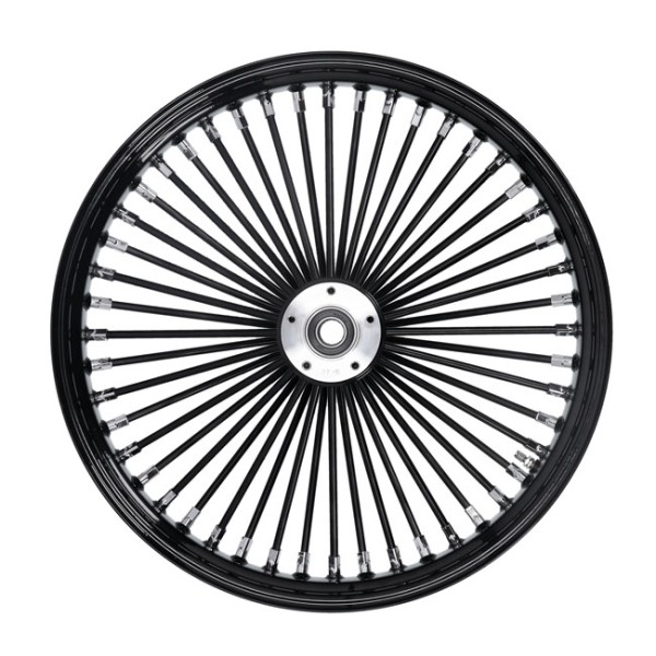 Big Spoke Felge vorne SF Schwarz 3,5x21" für Harley-Davidson mit TÜV!