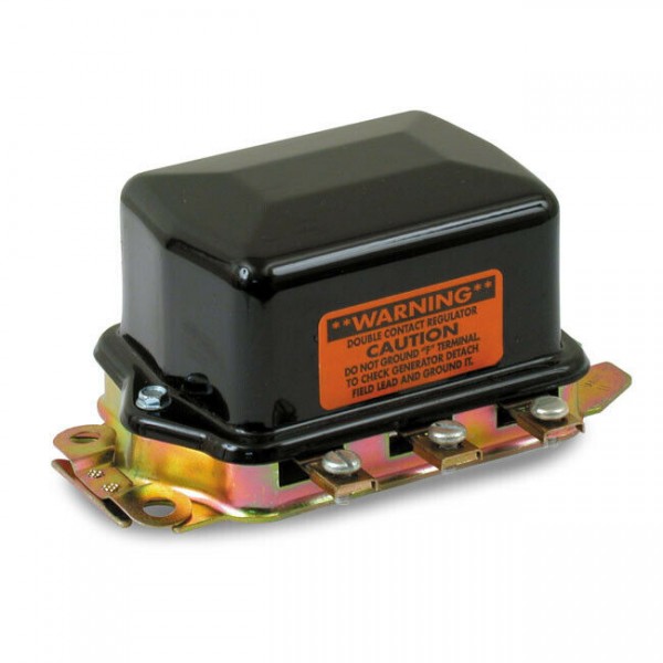 Standard Lichtmaschinenregler mechanisch 12V, Chrom, für Harley-Davidson 65-77
