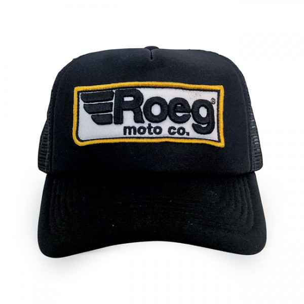 Roeg Trucker Cap Logo Schwarz