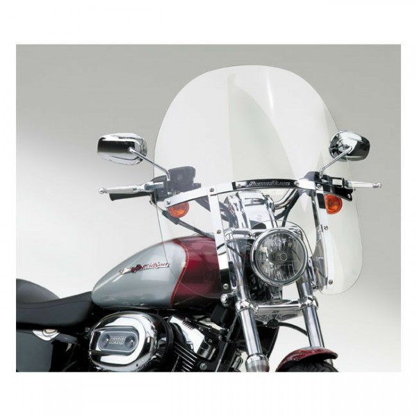 N. Cycles Switchblade 2-up Windshield, klar, für Harley-Davidson XL, FXD 88-19