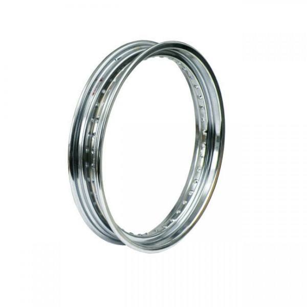 Speichenrad Felge 2,5x19" Chrom, 40 Loch, Ventil Mitte, für Harley - Davidson