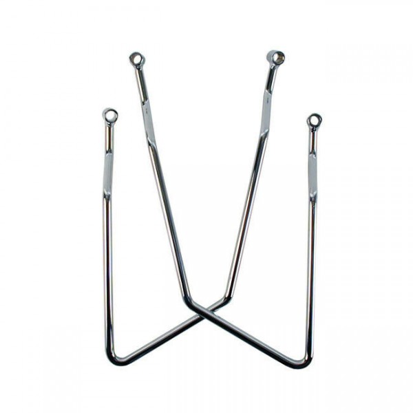 Satteltaschehalter 1 Paar, Chrom, für Harley-Davidson FXR 82-94