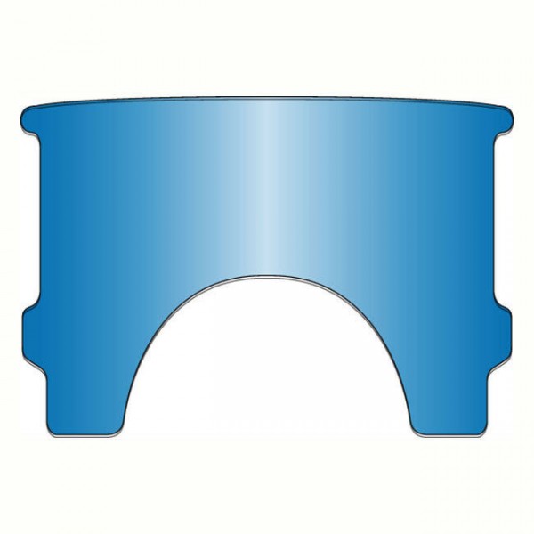 National Cycles Heavy Duty Lower Windshield A, blau für Harley-Davidson FL 49-02