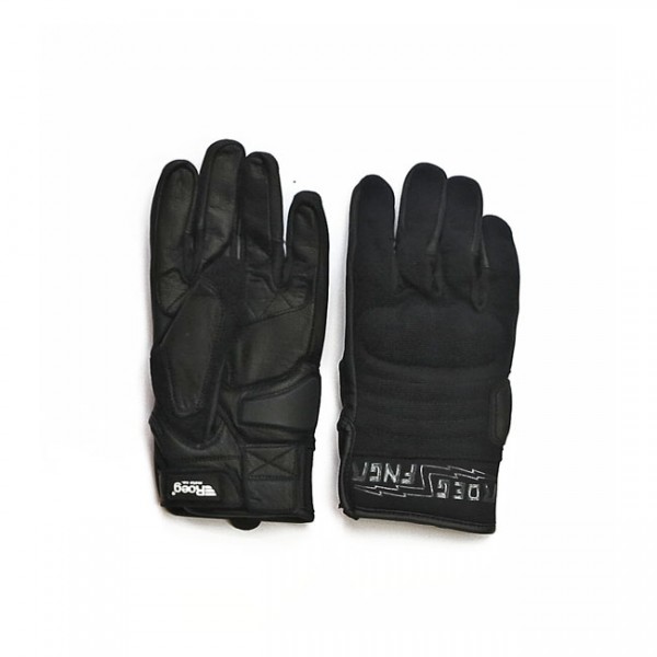 Roeg FNGR Motorrad Handschuhe, schwarz, Größe XS CE geprüft!