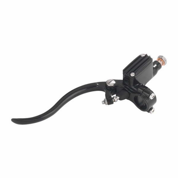 KustomTech Kupplungszylinder 14mm DeLuxe Aluminium schwarz für Harley-Davidson