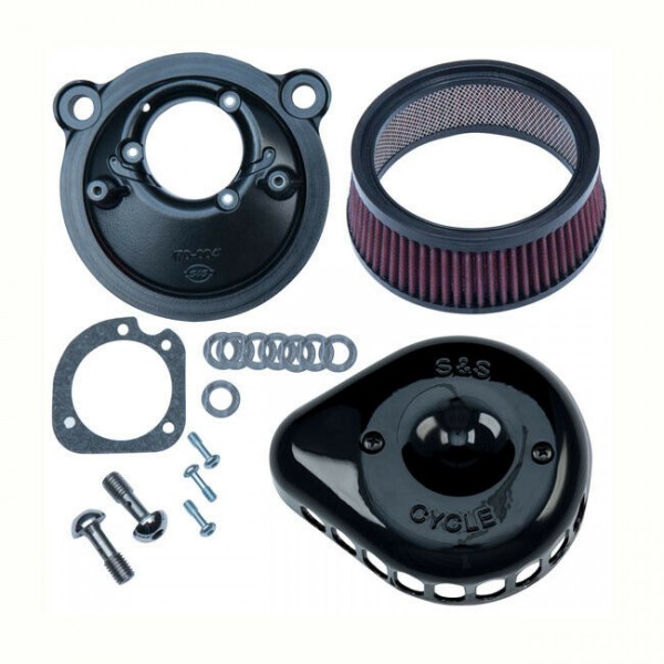 S&S Stealth Luftfilter Mini T. Schwarz, f. Harley-Davidson Sportster 07-21