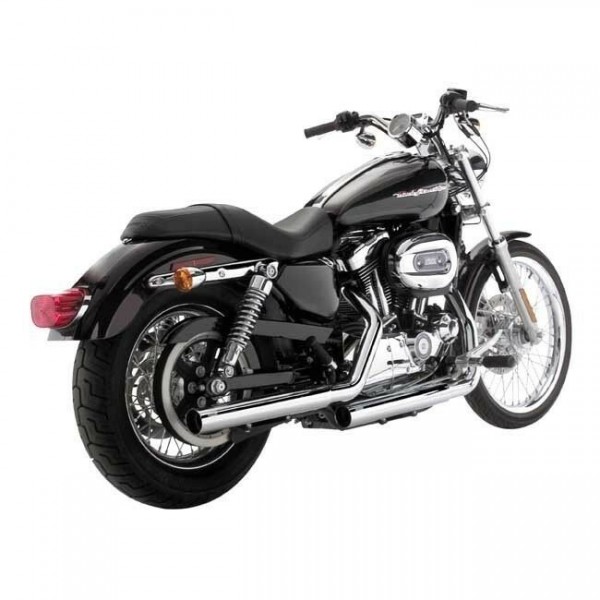 Vance & Hines StraightShots Slip-Ons Chrom, f. Harley - Davidson Softail 00 - 06