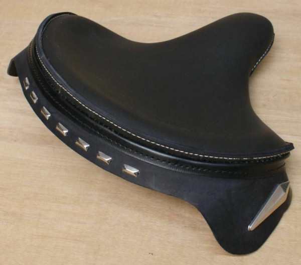 Solo Sitz Bobber De Luxe Police Style, Echtleder schwarz, Harley - Davidson