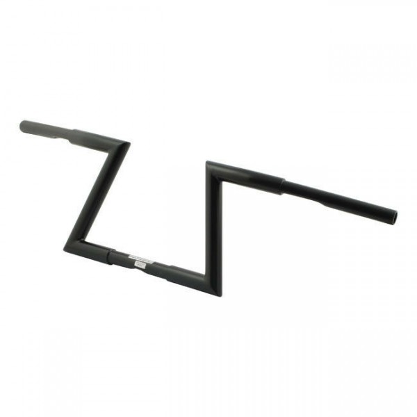 Fehling Fat Z-Bar Lenker 23cm hoch, 1 1/4", Schwarz, f. Harley-Davidson mit TÜV!