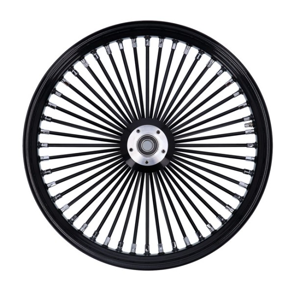 Big Spoke Felge vorne SF Schwarz 3,5x23" für Harley-Davidson mit TÜV!