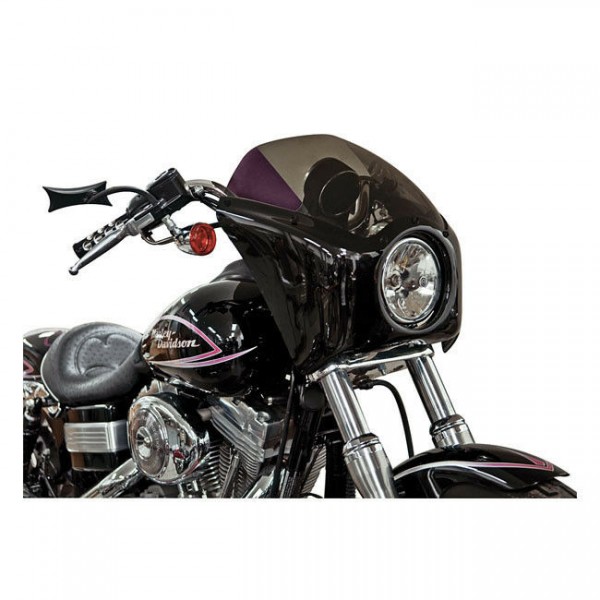 Arlen Ness Bolt On Fairing, Verkleidung schwarz, für Harley-Davidson Dyna 06-17