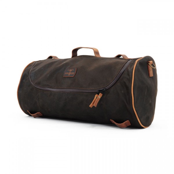 Longride Gepäckrolle Roll Bag Waxcotton Wide, Khaki, für Harley-Davidson