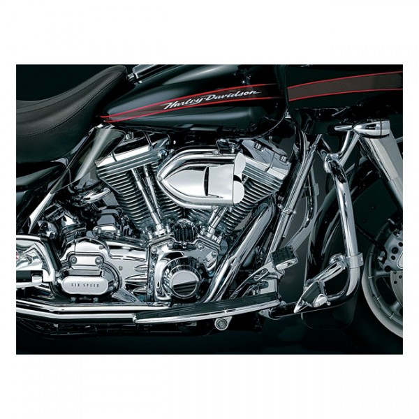 Küryakyn E-Starter Cover vorne, Chrom, für Harley-Davidson Touring 07-16