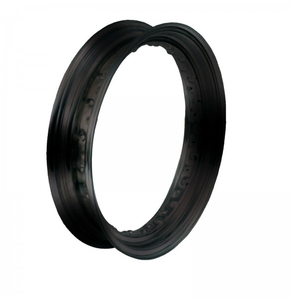 Speichenrad Felge 3x16" schwarz, 40 Loch, für Harley - Davidson