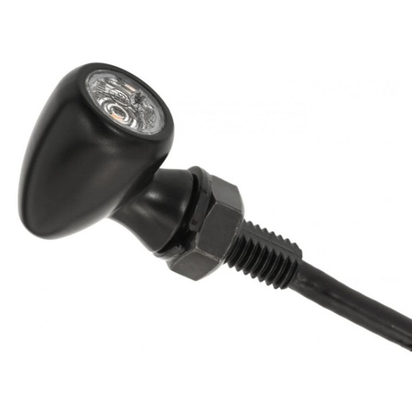 Motone 3-1 Blinker Pico LED Schwarz für Harley-Davidson mit E-Zeichen