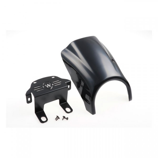 Cultwerk Lampenmaske Verkleidung Schwarz für Harley-Davidson Softail 18-22