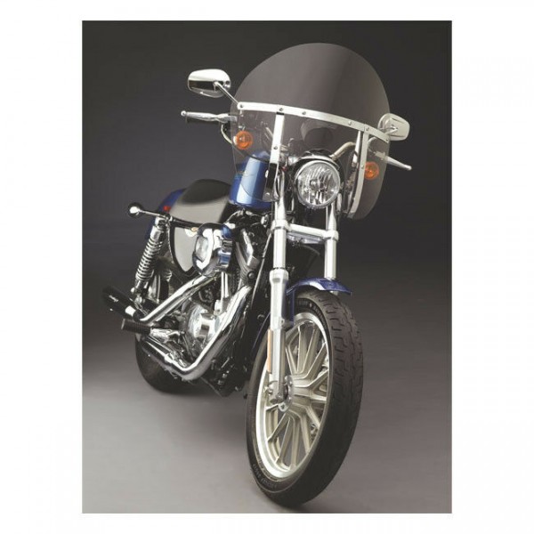 N. Cycles Switchblade Chopped Windshield, klar f. Harley-Davidson XL, FXD 88-19