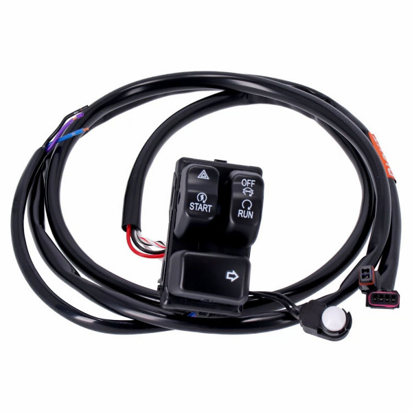 E-Start und Notaus Lenkerschalter 72948-12 Schwarz für Harley - Davidson 11-25