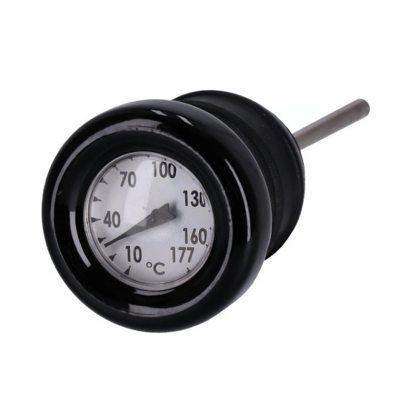 Ölmessstab m. Thermometer 62896-00B S/W für Harley-Davidson Softail 00-17