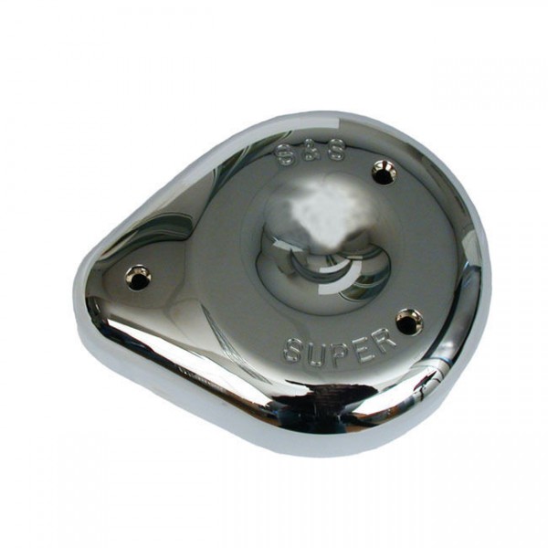 S&S Luftfilter Deckel Teardrop Chrom, für Harley - Davidson S&S Super E/G