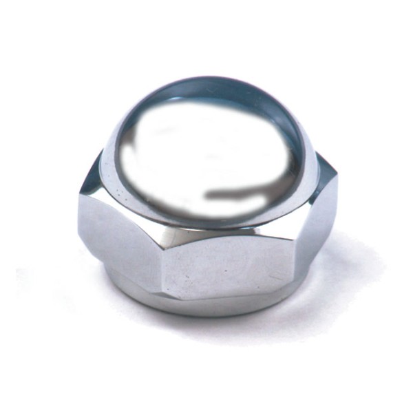 Steuerkopfmutter Acorn Style Chrom für Harley-Davidson Big Twin 49-17