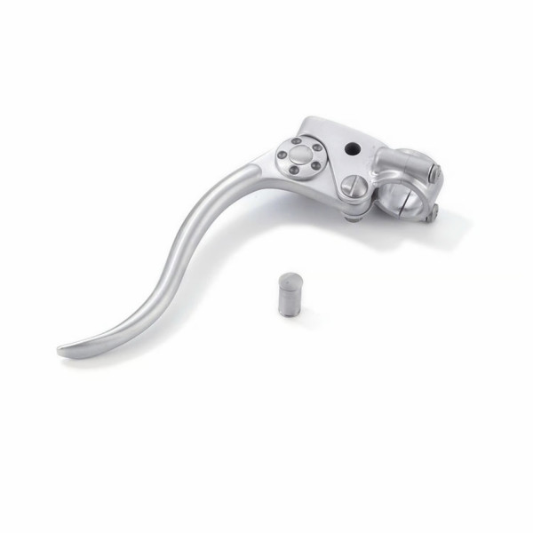 KustomTech Kupplungsarmatur DeLuxe Aluminium satiniert für Harley-Davidson